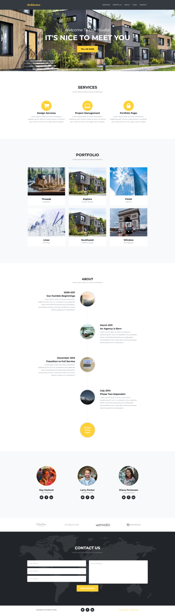 Home Page Webdesign - Architecture